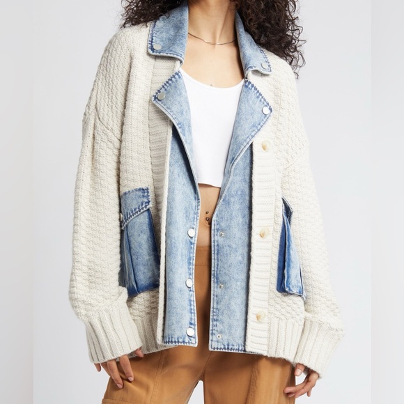Blank NYC Mixed Media Cardigan - Picture 10 of 11
